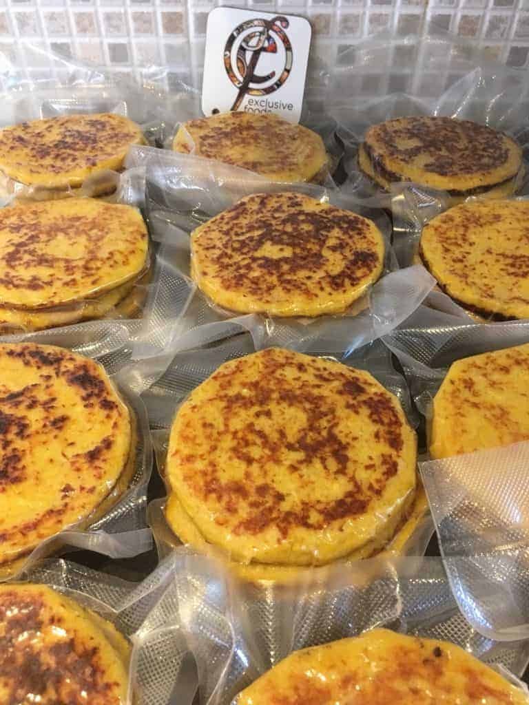 cachapas packaged