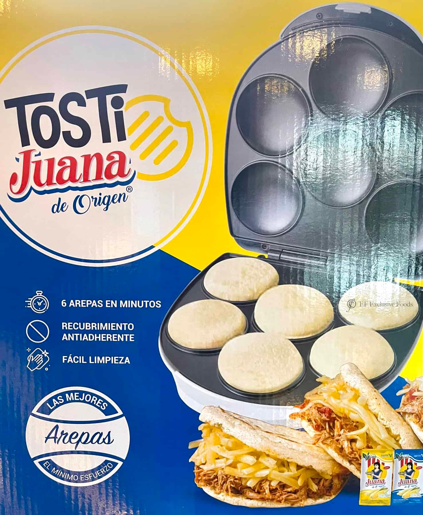 Tostiarepa Juana - Caprichos Latinos